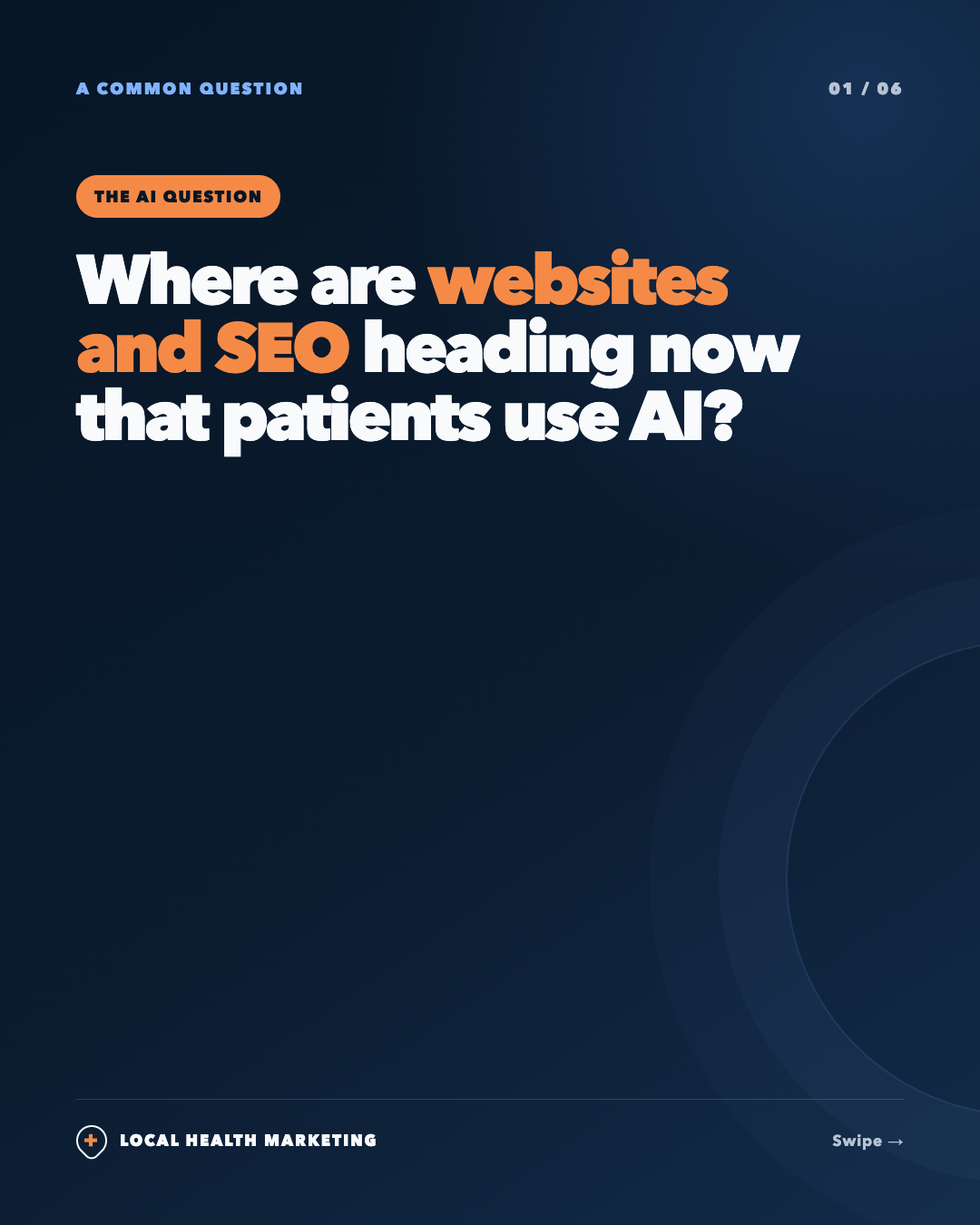AI and clinic SEO slide 1 of 6