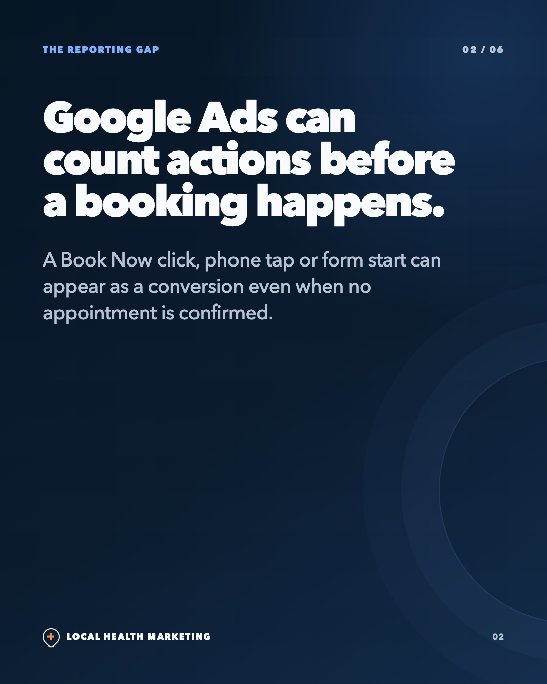 Your Google Ads conversions may not be bookings slide 2 of 6