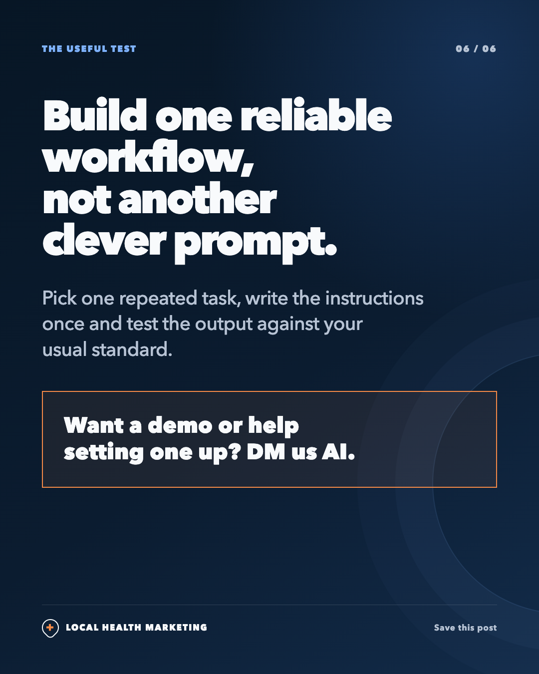 Stop rebuilding the same AI prompt slide 6 of 6