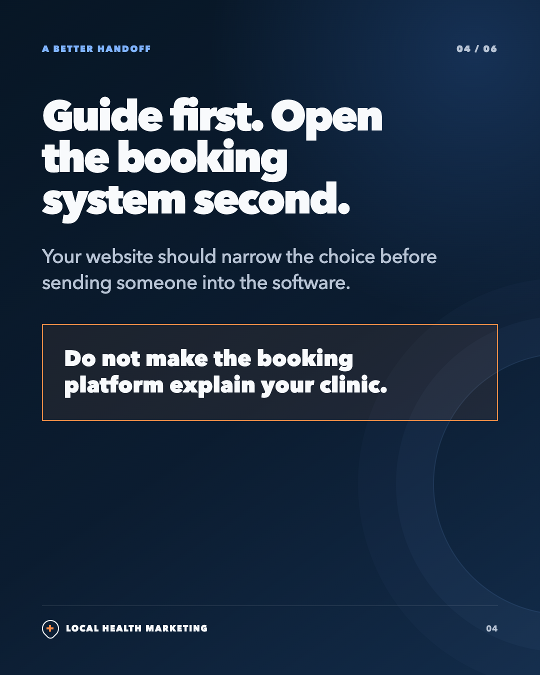 Your booking button may be sending patients into a maze slide 4 of 6