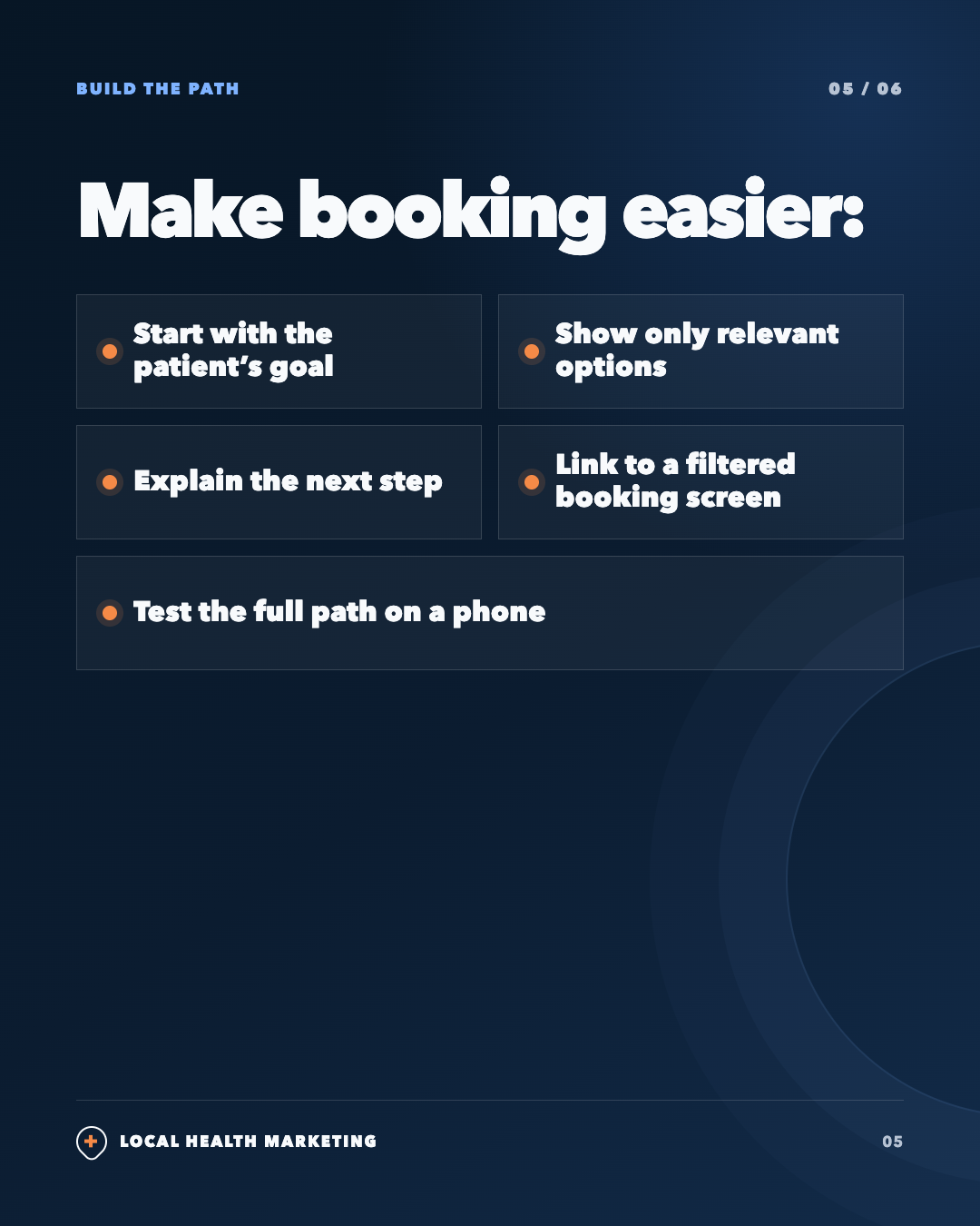 Your booking button may be sending patients into a maze slide 5 of 6