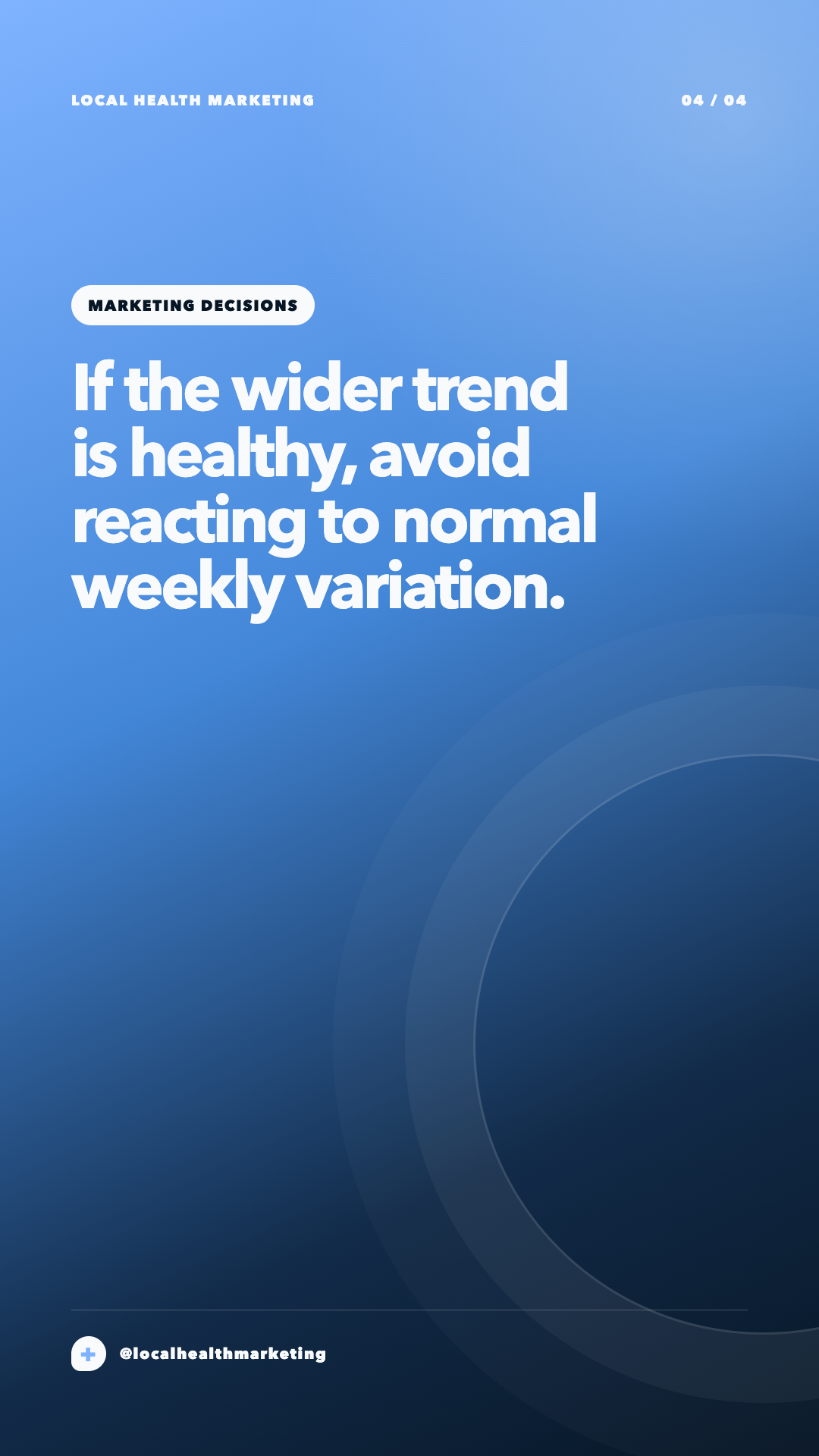 Should one quiet week change your marketing budget? Story frame 4 of 4